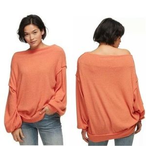 Free People Main Squeeze Hacci Thermal Top